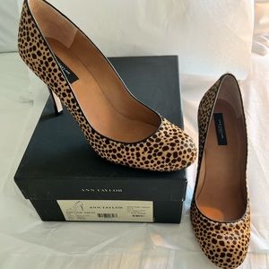 Ann Taylor Leopard skin Heels